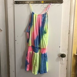 Cute tie dye romper/jumpsuit